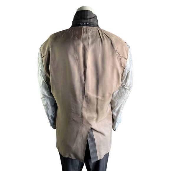 Hugo Boss Guabello Super 130s Men 2pc Suit 40S 32x30 Pinstripe Rossellini Cinema - Picture 10 of 16